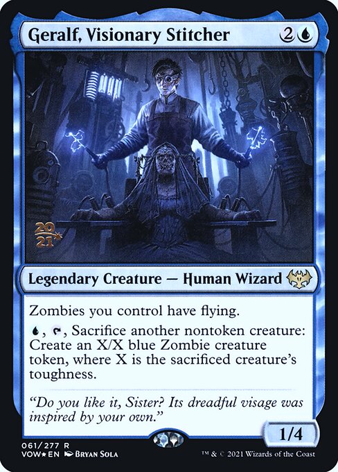 Geralf, Visionary Stitcher 61s