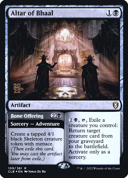Altar of Bhaal // Bone Offering 109s