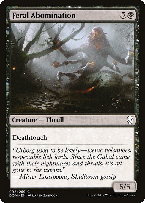 Feral Abomination 92
