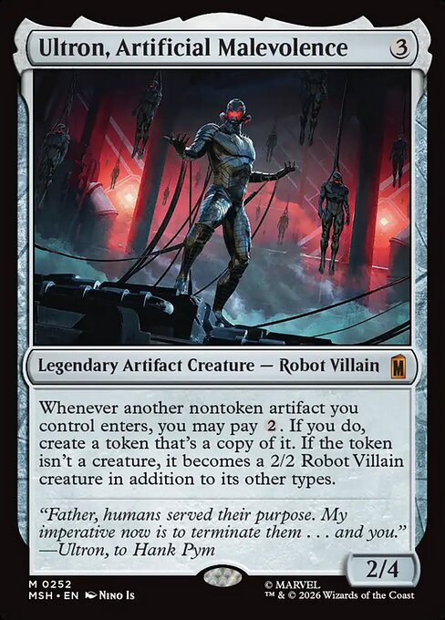 Ultron, Artificial Malevolence 252