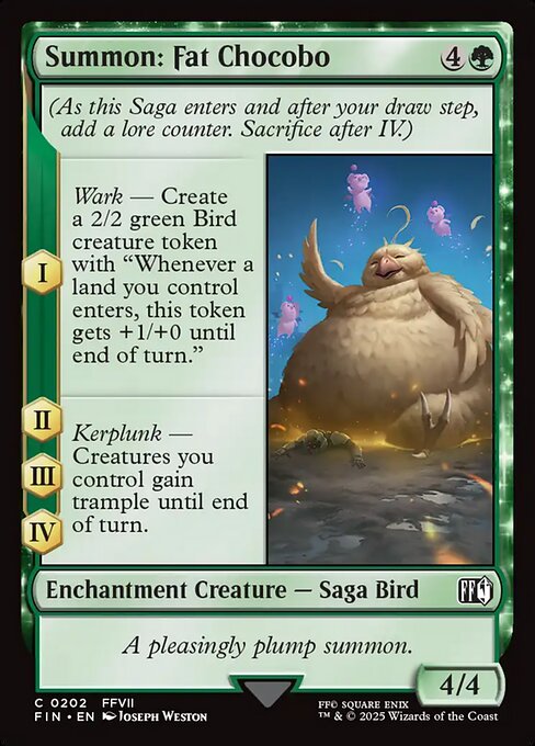 Summon: Fat Chocobo 202