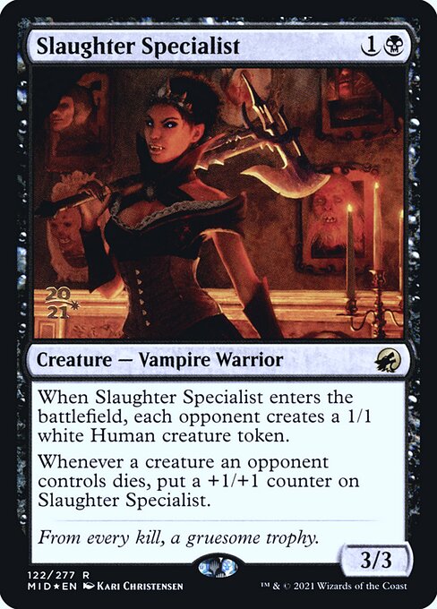 Slaughter Specialist 122s