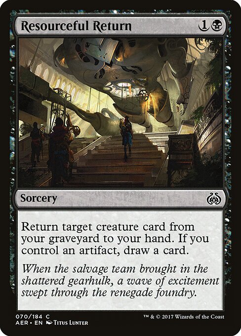 Resourceful Return 70