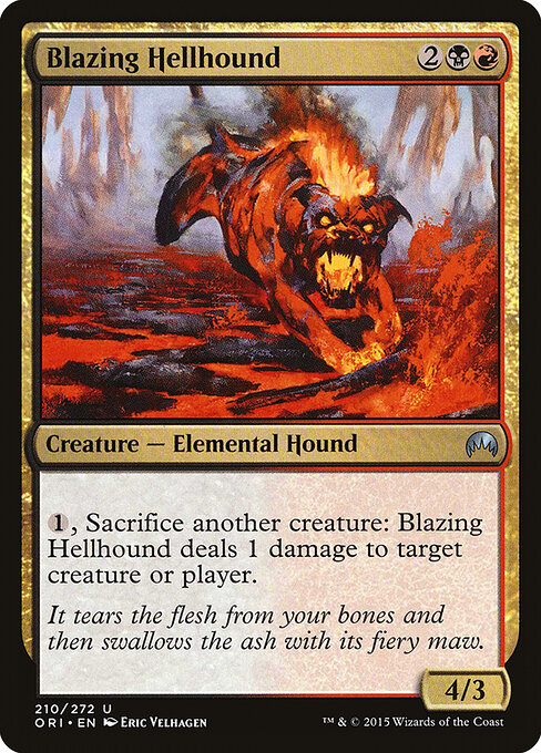 Blazing Hellhound 210