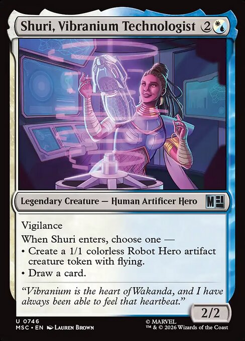 Shuri, Vibranium Technologist 746
