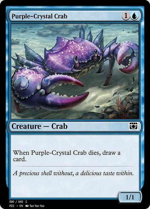 Purple-Crystal Crab 70813