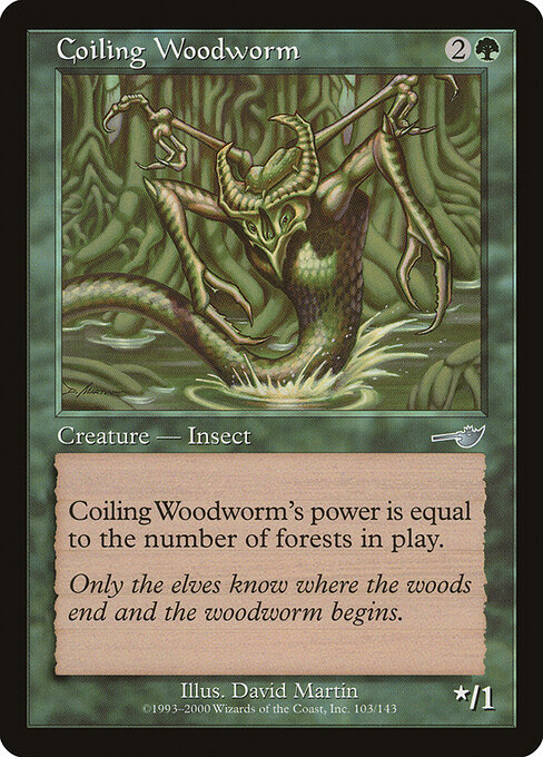 Coiling Woodworm 103