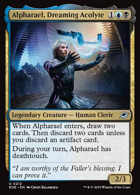 Alpharael, Dreaming Acolyte 212