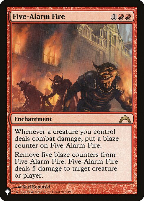 Five-Alarm Fire GTC-91