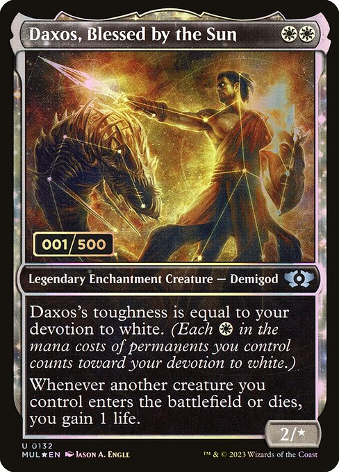 Daxos, Blessed by the Sun 132z