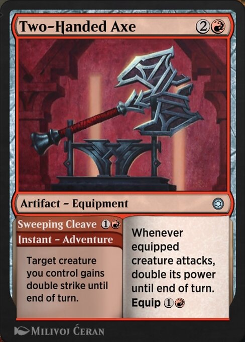 Two-Handed Axe // Sweeping Cleave 191