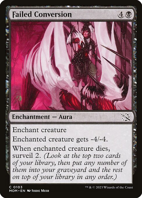 Failed Conversion 103