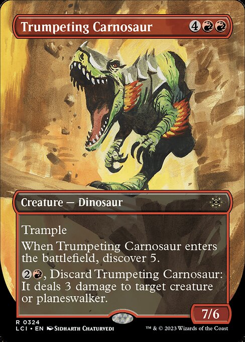Trumpeting Carnosaur 324