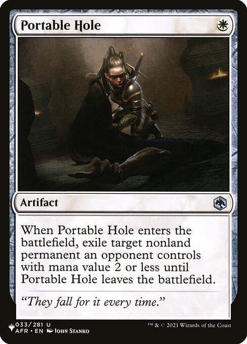 Portable Hole AFR-33