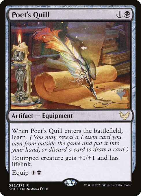 Poet's Quill 82p