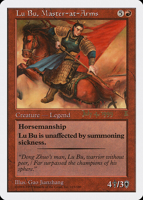 Lu Bu, Master-at-Arms 115b
