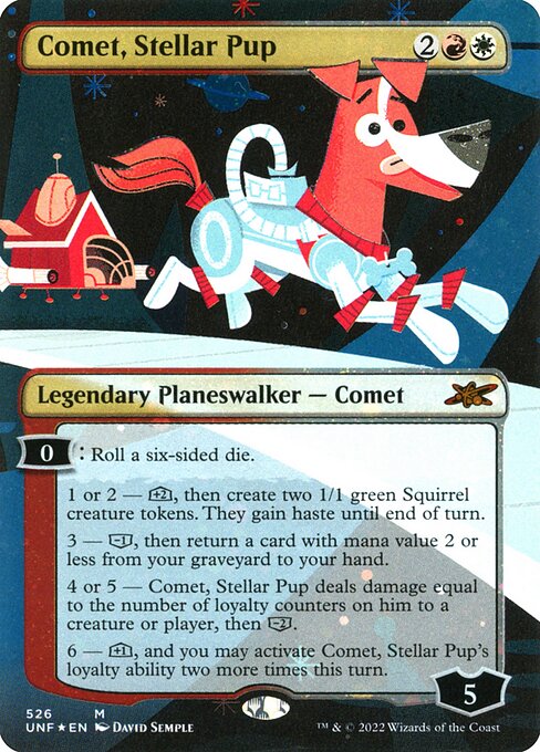 Comet, Stellar Pup 526