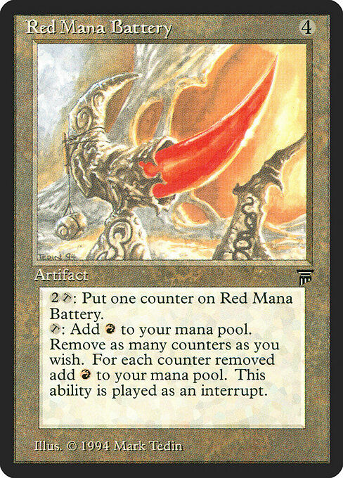 Red Mana Battery 291
