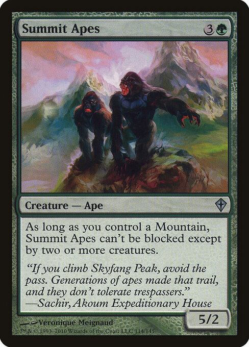 Summit Apes 114