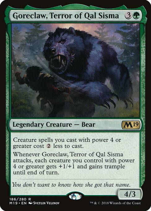 Goreclaw, Terror of Qal Sisma 186