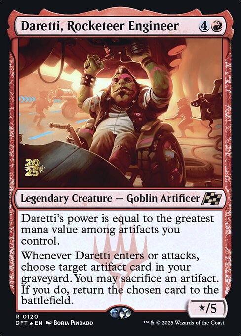 Daretti, Rocketeer Engineer 120s