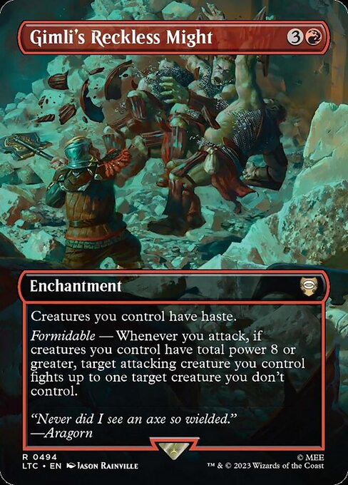 Gimli's Reckless Might 494