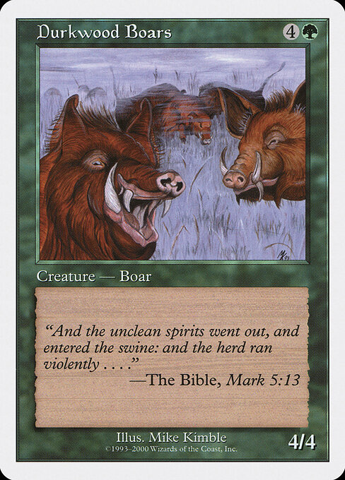Durkwood Boars 38