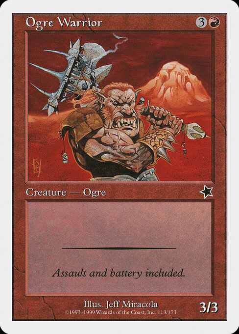 Ogre Warrior 113