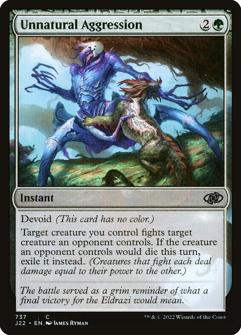 Unnatural Aggression 737