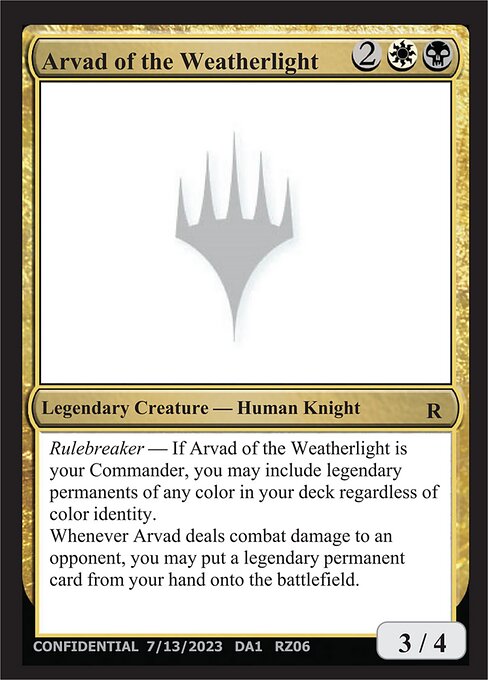 Arvad of the Weatherlight RZ06a