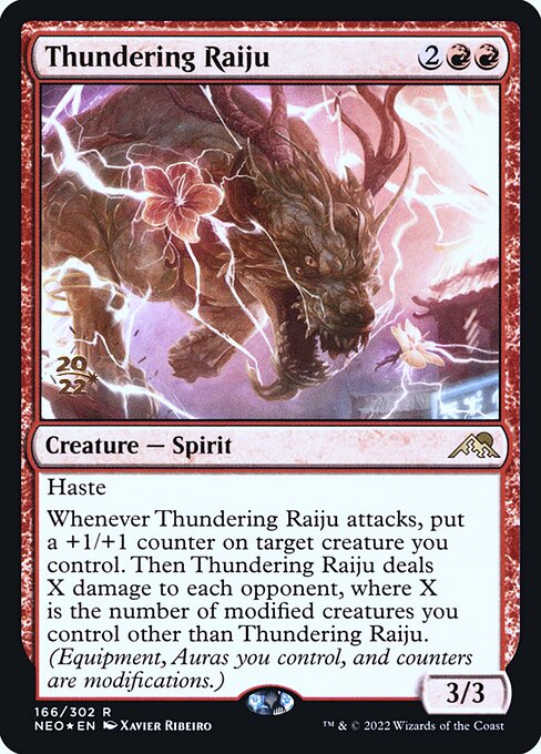 Thundering Raiju 166s