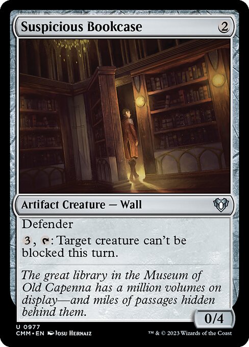 Suspicious Bookcase 977