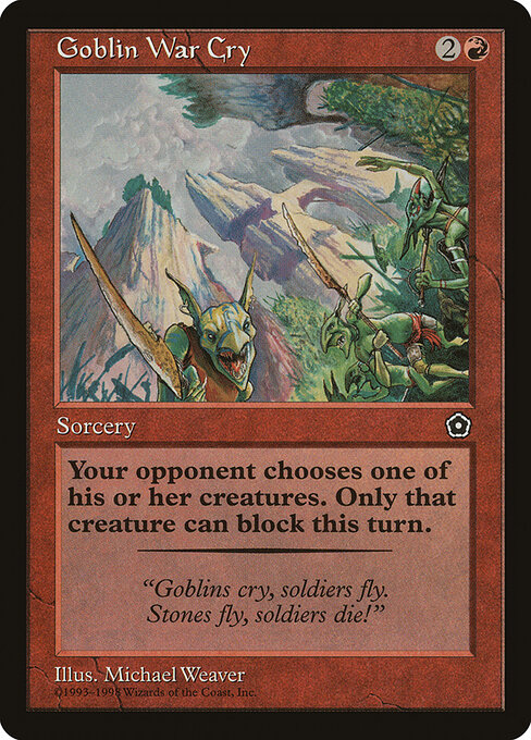 Goblin War Cry 104