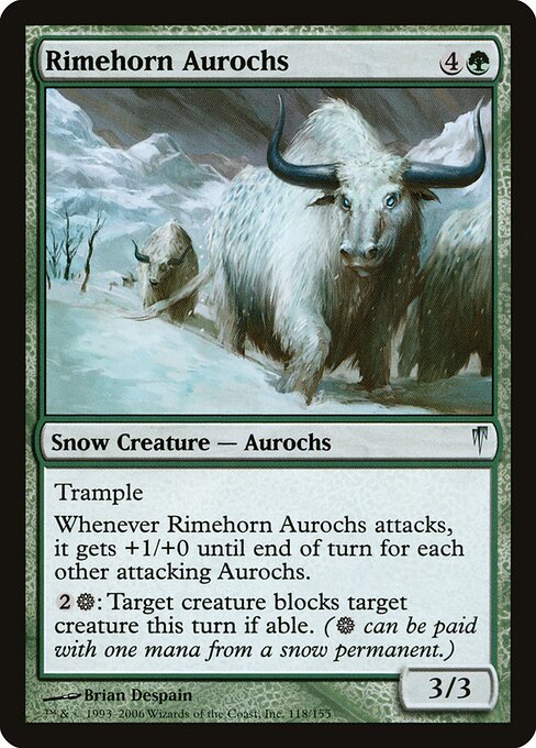 Rimehorn Aurochs 118