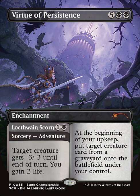 Virtue of Persistence // Locthwain Scorn 35