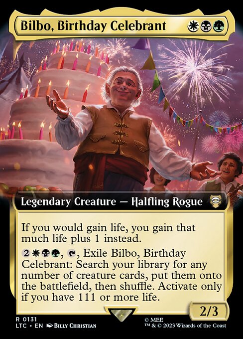 Bilbo, Birthday Celebrant 131