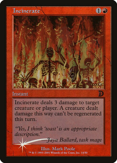 Incinerate 14★