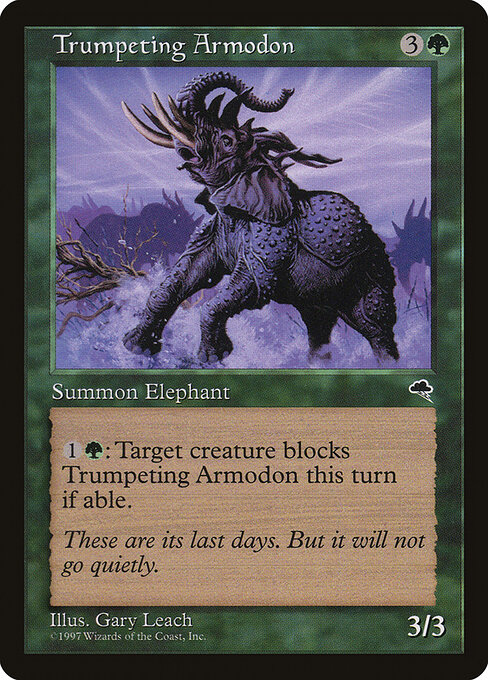 Trumpeting Armodon 262