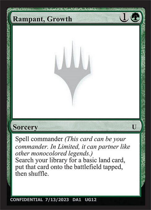 Rampant, Growth UG12