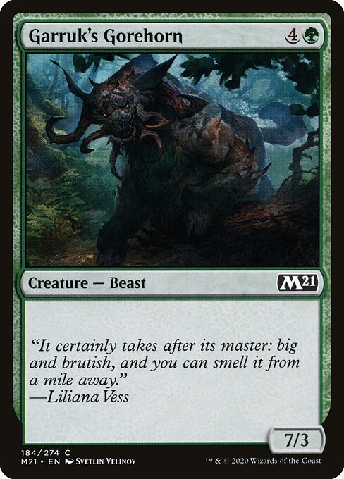 Garruk's Gorehorn 184
