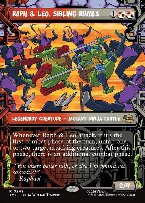 Raph & Leo, Sibling Rivals 249