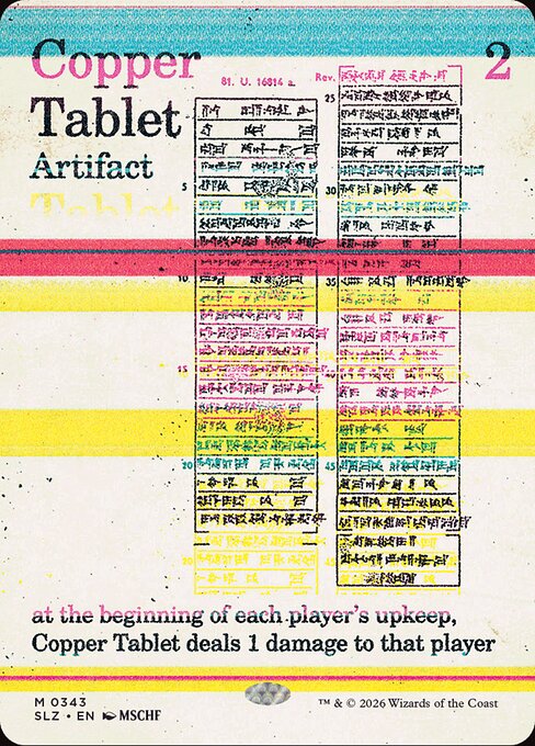 Copper Tablet 343