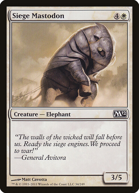 Siege Mastodon 34