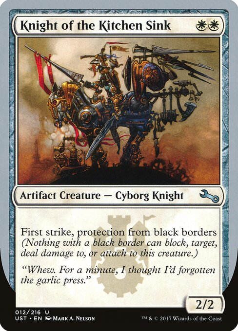 Knight of the Kitchen Sink 12a