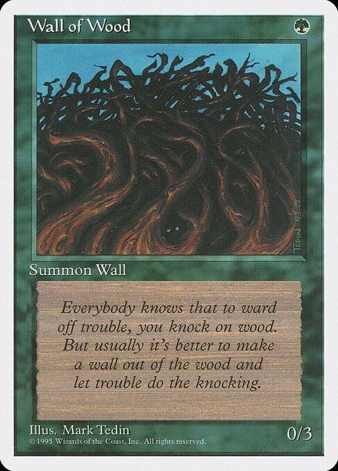 Wall of Wood 284