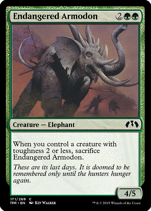 Endangered Armodon 171