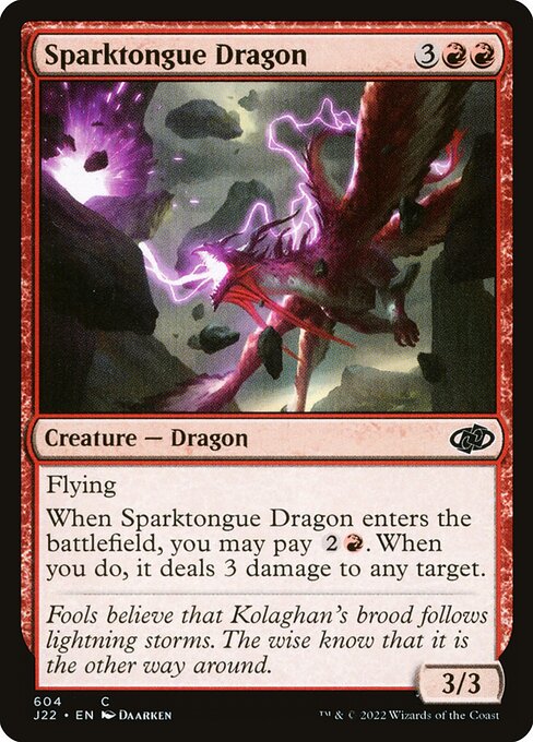 Sparktongue Dragon 604