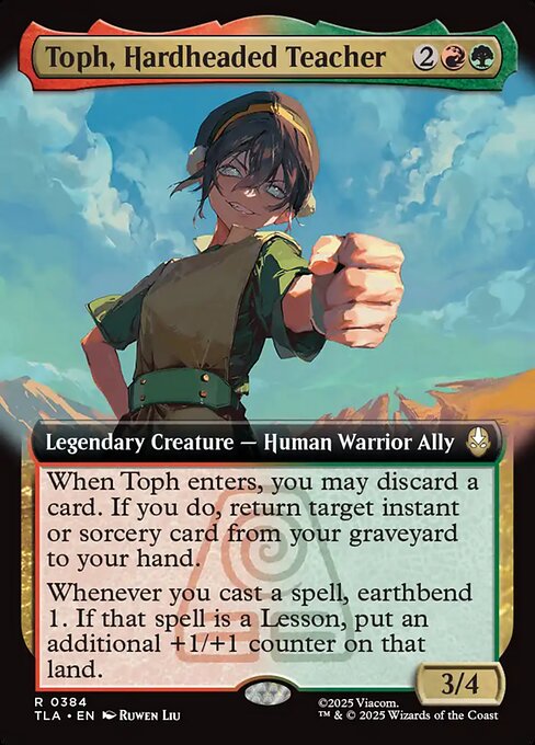 Toph, Hardheaded Teacher 384