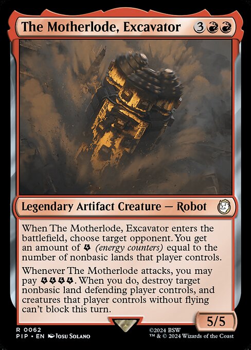 The Motherlode, Excavator 62