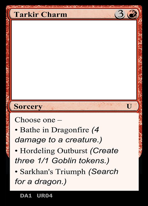 Tarkir Charm UR04c